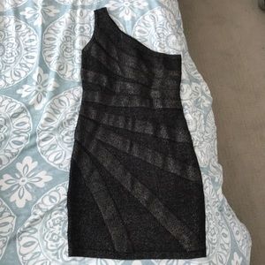 Sparkly one shoulder dress